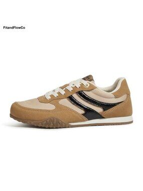 Faux Suede Nylon Sneakers Thin Sole Slip Resistant Casual Walking Shoes